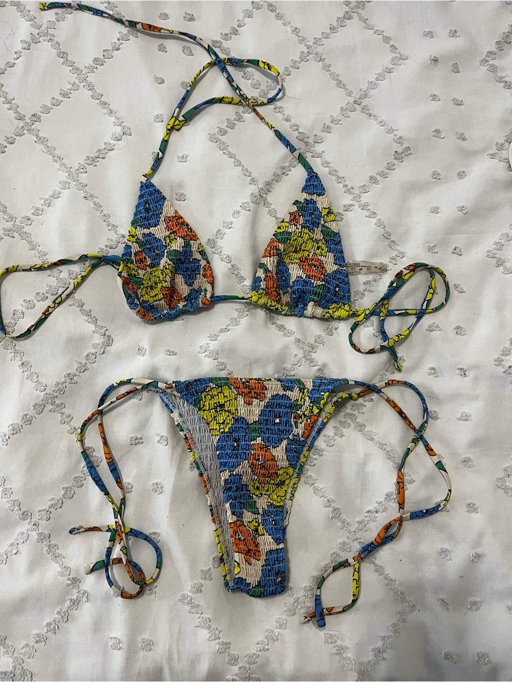 Shein floral bikini